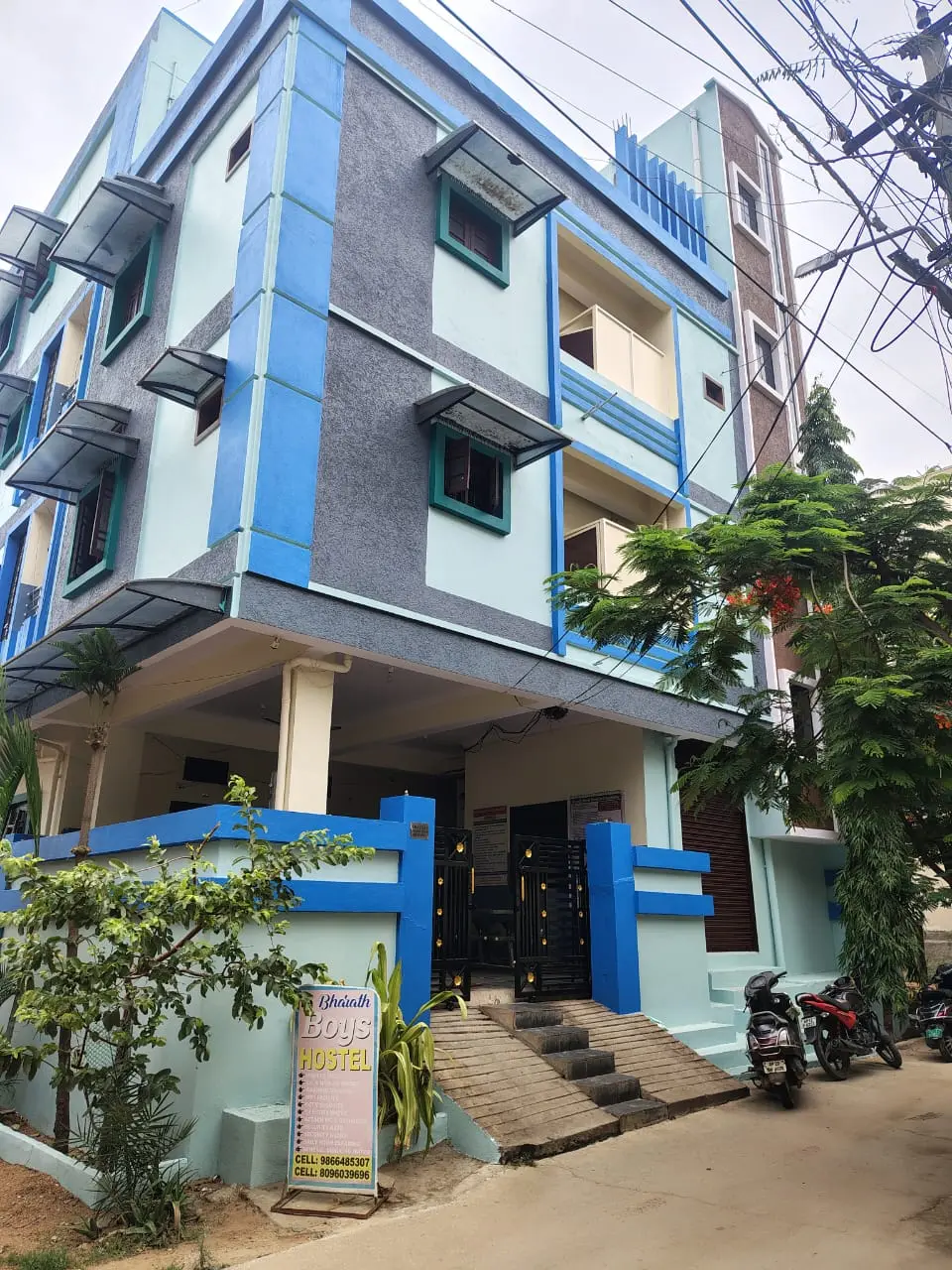 Bharath Boys Hostel Building Exterior
